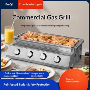Commercial Gas <strong>Barbecue</strong> Oven Temperature Control Knob Control for Roasted Oysters String Chicken <strong>Wings</strong> Rice Package Night Market - Product Image 4