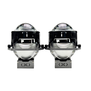 Nuove Lenti Proiettore Bi-LED Iperboloide Doppie Universali da 3 Pollici 6000K 12V Bianche per Fari Abbaglianti Auto H4 LED Star Accord - Product Image 2