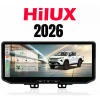 Radio Multimedia Android para Auto Toyota Hilux 2026, Reproductor de Video, GPS, Navegación, Wifi, Carplay, Pantalla de 12.3 Pulgadas, Cámara 360, Volante a la Derecha/Izquierda