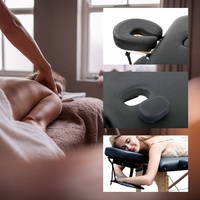 Table de Massage en cuir PU, Portable, deux pliantes, avec sac de transport, pour Salon, vente en gros, offre spéciale