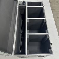 Ensemble complet OEM de flight case pour enceintes Bose S1, BMB et microphones, avec support à ouverture rabattable et 4 roues