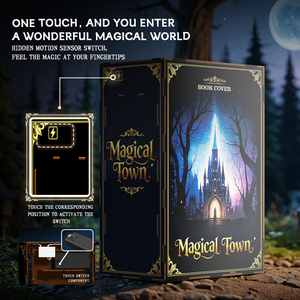 Kit de puzzle <span class=keywords><strong>en</strong></span> <span class=keywords><strong>bois</strong></span> 3D à faire soi-même, Book Nook, nouveautés 2025, cadeau d'Halloween et de Noël, Booknook, librairie éternelle avec lumières LED - Product Image 3