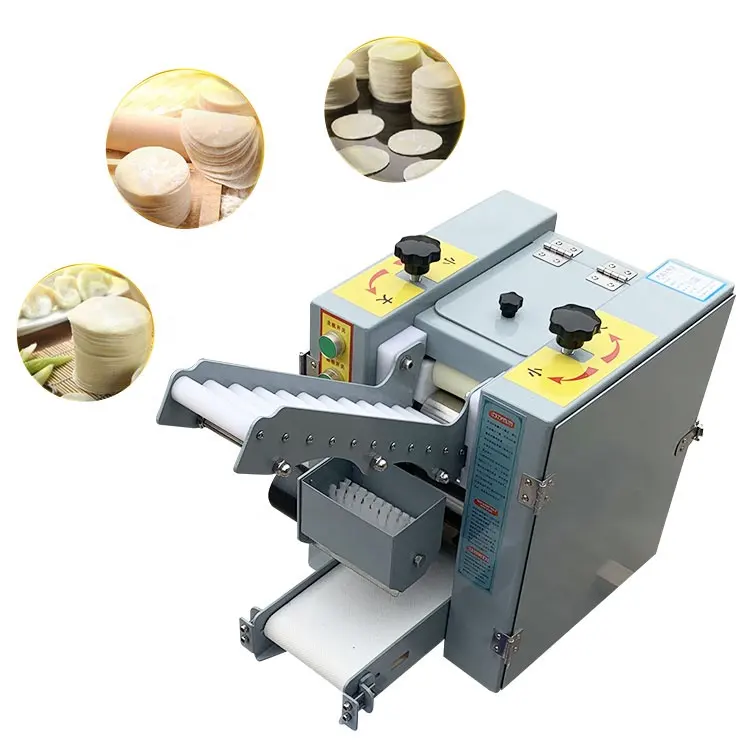 Klein Graanproduct Automatische Papad Momo Empanada Roti Chapati Tortilla Samosa Knoedel Huidfabrikant Huidwikkel Machine