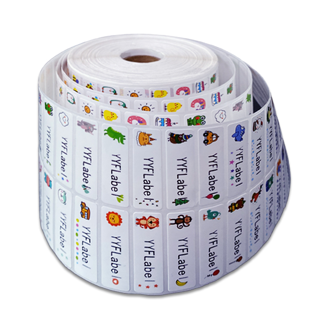 Vinilo, 44*11mm,7200 pegatinas, 1 rollo