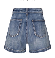 Vente en gros de denim personnalisable pour femmes, finition délavée gothique de grande rue, ample, décontracté, structurel, jambe large, taille