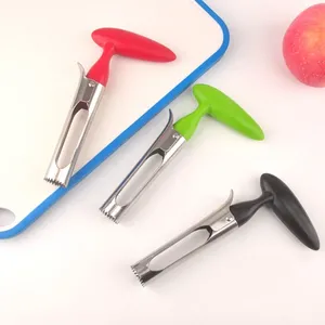 1 pièce Décortiqueur de pommes manuel multifonction en acier inoxydable, éliminateur de noyaux de fruits, coupe-noyaux, trancheuse, ustensile de cuisine durable - Product Image 4