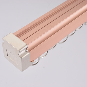 22 Năm Kinh Nghiệm Rèm Rod Nhà Máy Hàng Đầu Bán Nga Phong Cách Mới Sắt Dày 0.8MM1.0MM Rèm Đường Sắt Với Ròng Rọc Kim Loại - Product Image 4