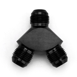 Connecteur en T pour huile de type Y Getitall AN6 AN8 AN10 noir pour modification automobile - Product Image 1