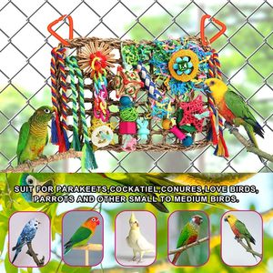 Premium Varios Pájaros Forrajeo Trituración Seagrass Wall Toys Periquitos Cockatiel Conures Lovebirds Disfrute de suministros de aves de calidad - Product Image 5