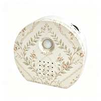 Détecteur PIR 5m, Boîte à Sons d'Oiseaux, Bruit Blanc, Sans Fil, Décoration Rustique pour Ferme, Jardin, Pelouse, Finition Bois