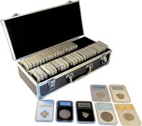 Conception personnalisée vente chaude noir argent couleur porte-monnaie 20pc 30pc 50pc 100pc pièce de stockage boîtier en aluminium pour les collectionneurs de pièces