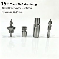 Usinage CNC OEM pour accessoires de quincaillerie tournés et fraisés en acier inoxydable, options de traitement de surface pour machines