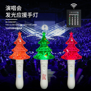 Christmas Tree Led Glow Stick Remote Control <b>Flash</b> <b>Light</b> For Concert Party Event With Custom Logo Printing - Product Image 4