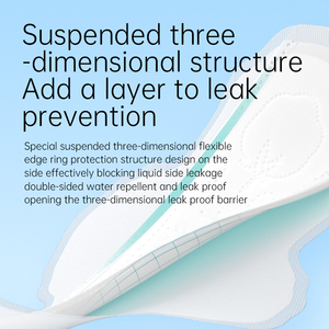 Servilleta sanitaria de algodón orgánico <span class=keywords><strong>biodegradable</strong></span> personalizable, <span class=keywords><strong>toalla</strong></span> de hierbas superabsorbente para mujeres, logotipo sin período menstrual - Product Image 2