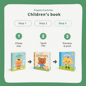 Stampa di Libri Cartonati Personalizzati per Bambini e Neonati, Libri Educativi con Angoli Arrotondati in Cartone Spesso - Product Image 6