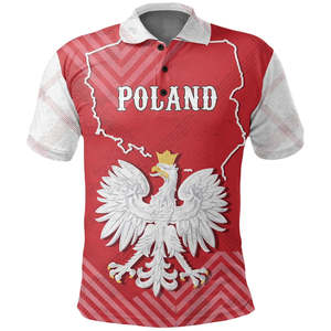 Polo personalizado de <span class=keywords><strong>Polonia</strong></span> <span class=keywords><strong>Escudo</strong></span> DE ARMAS DE <span class=keywords><strong>Polonia</strong></span> con patrón popular Gran cantidad de polos para venta al por mayor Camisa de gran tamaño - Product Image 1