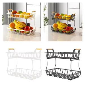 Household Fruit <b>Basket</b> Vegetable Holder Fruit Bowl <b>Small</b> Item Storage Rack Rectangle <b>Basket</b> Storage Holder - Product Image 1