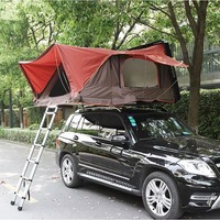 Tente de toit rigide gonflable jetable avec logo personnalisé pour 4 personnes