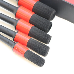 <span class=keywords><strong>Brosse</strong></span> de nettoyage automobile, équipement de nettoyage intérieur naturel, produits de détail, ensemble de brosses de détail pour voiture - Product Image 4