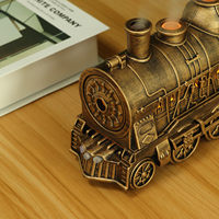 Diffuseur d'arômes ultrasonique en forme de train doré, nouveau design, pour la maison et le bureau, diffuseur d'arômes en forme de méduse, humidificateur