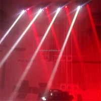 RGBW 8 ojos LED araña luz DJ Disco Night Club KTV pub fiesta LED araña luz sharpy haz de luz con cabezal móvil