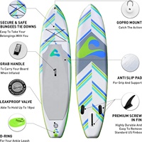 2026 Ensemble de planches de paddle gonflables Sup Bord Soft Surfboard Sap Paddel Padle Board Remos Tabla Padel Softboard Surf