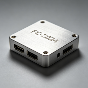 Componente de Acero Inoxidable de Precisión Mecanizado por CNC, Pieza Metálica Personalizada, Estructura para Equipo Industrial, Modelo OEM, Acabado Dorado, Electroerosión por Hilo 3D - Product Image 2