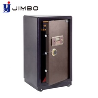 JIMBO Großer Stahl-Tresor Feuerfester Safe Versteckter Feuersicherer Tresor für Zuhause mit Elektronischem Schloss