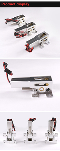 Venda direta da fábrica da china grande precisão de metal cheio de pouso retrátil elétrico de pouso alta engrenagem de torque para modelo de avião de 1.4-1.6m - Product Image 6