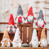 Poupée de Noël en peluche super douce unisexe de 8 pouces, sans visage, pour décoration de Noël