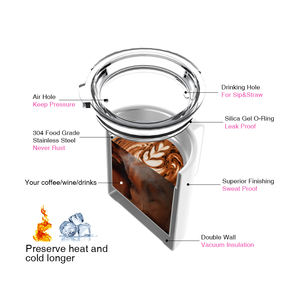 PYDLife - Tazas Blancas <span class=keywords><strong>para</strong></span> Sublimación al por Mayor, Tazas de Café de Acero Inoxidable de 10 oz y 300 ml <span class=keywords><strong>para</strong></span> Impresión de Imágenes Personalizadas, Tazas <span class=keywords><strong>para</strong></span> Viajes, Campamentos y Actividades al Aire Libre - Product Image 5