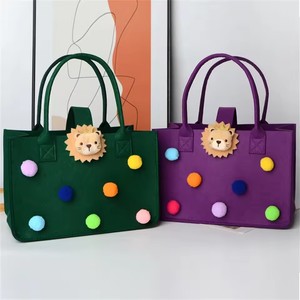 กระเป๋าสักหลาดใหม่พร้อมของขวัญกระเป๋าถือการ์ตูนกระเป๋าถือสตรีกระเป๋าผ้าสำหรับงานเลี้ยงหนึ่งร้อยวันของขวัญสำหรับเด็กกระเป๋าโท้ทกระเป๋าถือ - Product Image 6
