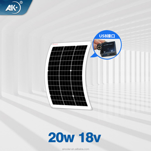 แผงโซลาร์เซลล์ AK Custom ประสิทธิภาพสูง 20W-400W โมโนคริสตัลไลน์ซิลิคอน สำหรับระบบออฟกริด แบบกึ่งยืดหยุ่น PERC - Product Image 3
