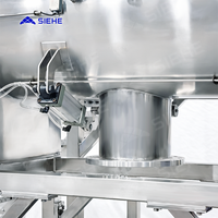 Mélangeur à ruban horizontal pour poudres, agitateur à double spirale en acier inoxydable pour grains de café et poudre de protéines