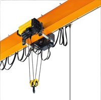 Polipasto Eléctrico de Cable de Acero ACME de 2 Toneladas con Doble Riel, Control Remoto, Construcción Metálica, Velocidad de Elevación de 10m/min
