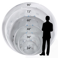 Boule de miroir gonflable en PVC réfléchissante Dazzle Color pour la décoration Boules de miroir poly sphère irisées ballon géant gonflable