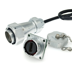 Câble de connecteur de données industriel étanche IP67 pour aviation WY24 (options de longueur de 0,5 m à 3 m) - Product Image 5