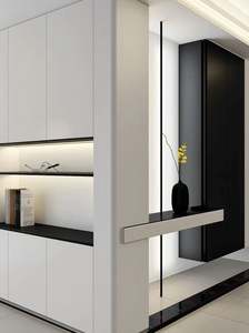 Armoire moderne portable en mélamine solide personnalisée, meubles de chambre durables pour la maison, l'école, les familles, les appartements, les hôtels - Product Image 3