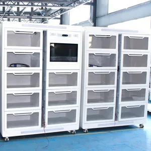 OEM Customized Smart Steel Metal Locker Intelligent Parcel Delivery Storage Locker Cabinet For Beach Shopping Malls