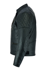 Vêtement de sport coupe-vent personnalisé, veste de course en cuir pour moto avec protection corporelle, taille plus - Product Image 5