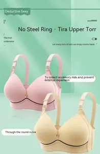 Nuevo sujetador de talla grande para mujer sin varillas, cómodo y transpirable, sujetador de realce para mujer, correa ajustable, copa fina, ropa interior femenina - Product Image 2