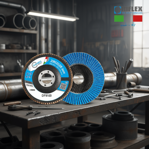 แผ่นขัดเฟอร์วี ซีร์โคเซอร์ คลาสสิค ขนาด 115 มม. สำหรับขัดโลหะ ปราศจากเหล็ก - Product Image 2