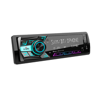 Autoradio MP3 4*60W Classe D avec Bluetooth, FM, USB, AUX, Lecteur de Cartes SD/TF, Écran Numérique, Unité Centrale Stéréo Simple DIN pour Voiture, OEM