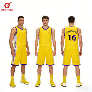 زي كرة سلة مخصص OEM ODM للرجال والشباب، ملابس فريق مطبوعة بالتسامي، توريد مباشر من مصنع سيميل، جودة عالية بالجملة - Product Image 1