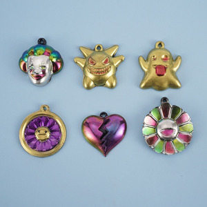 YS DIY llavero Halloween molde silicona vela cerámica arcilla molde hacer listado colgante girasol demonio payaso colgante herramientas - Product Image 2