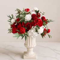Boule de fleurs artificielles multicolores pour centre de table de mariage, fête d'anniversaire, événement extérieur, décoration de table