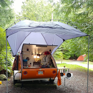 Tente de camping-car résistante à la déchirure et durable pour camion Tente de voiture en aluminium avec parapluie et hayon - Product Image 5