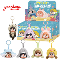 Vente en gros – Boîte mystère POP MART 100 % originale – Jouet en vinyle CRYBABY Cry Me an Ocean Series – Pendentif en peluche – Boîte mystère – Jouets poupées Crybaby