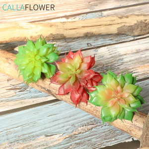 Mini Simulato Succulente Planter Unpotted di Loto Artificiale Succulente Affollamento Piante - Product Image 3