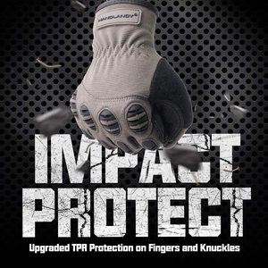 PRISAFETY-guantes de trabajo tácticos para caza, de silicona, para agarre, protección de impacto, mecánicos, para exteriores - Product Image 2